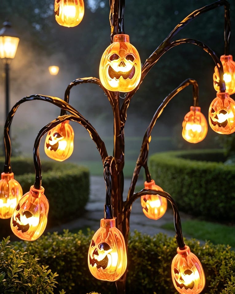 Patchwork Ghost Trick-or-Treater Pair