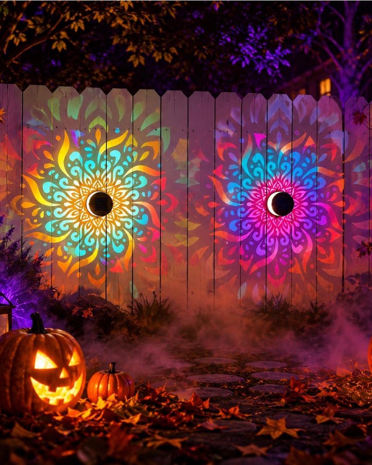 Purple LED Skeleton Ground Stake