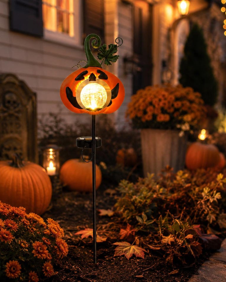 Spooky Tree Pumpkin Stake