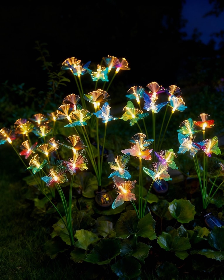 Fiber Optic Butterfly Stakes