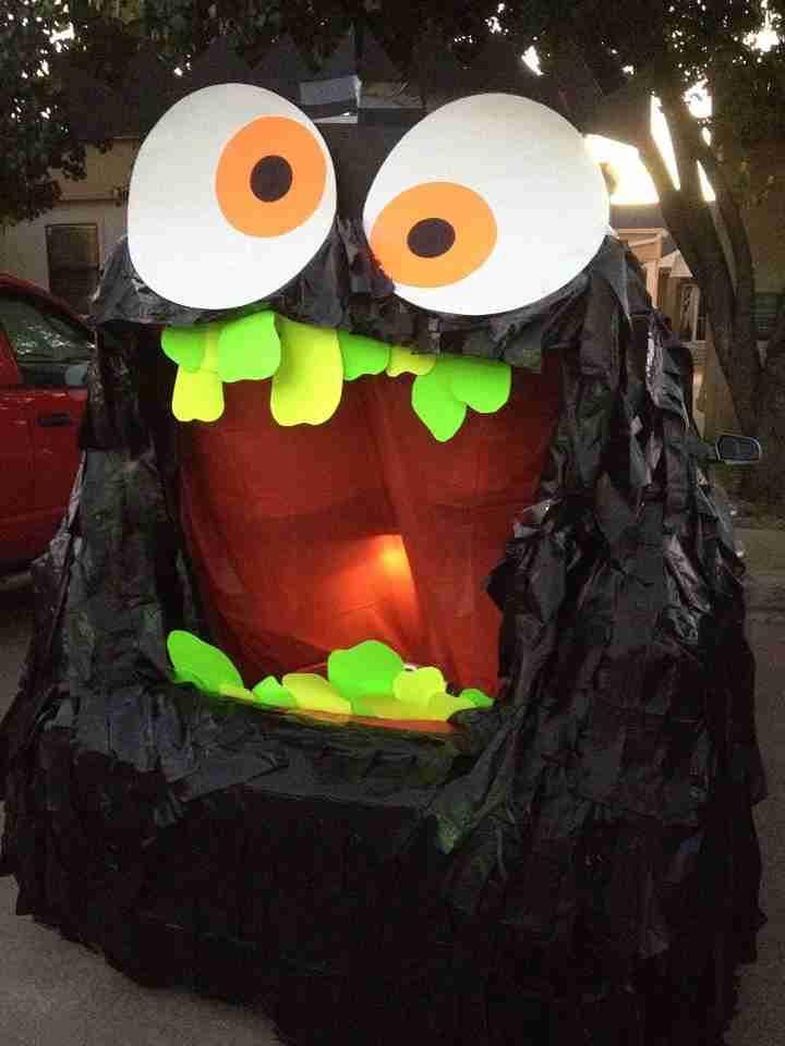 Furry Monster Trunk Display