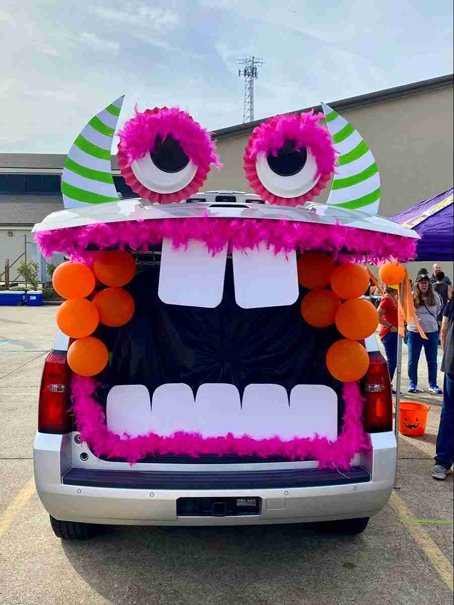 Pink Monster Trunk Display