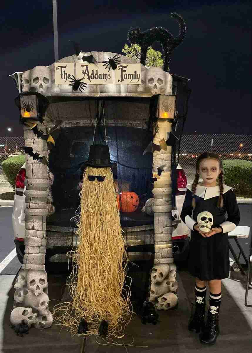 The Addams Family Trunk Display