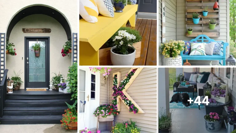 49 Charming Front Porch Flower Pot Ideas to Elevate Your Outdoor Space