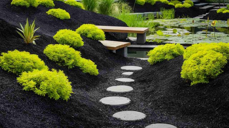 21 Best Black Mulch Landscaping Ideas To Create The Perfect Garden