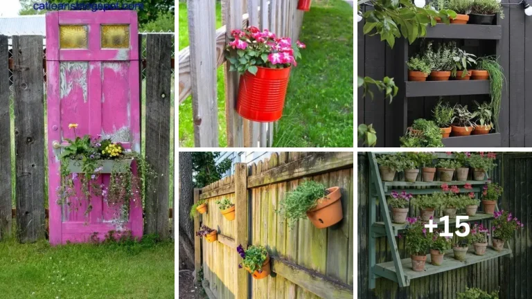 20 Creative DIY Fence Planter Ideas – Transform Your Garden!