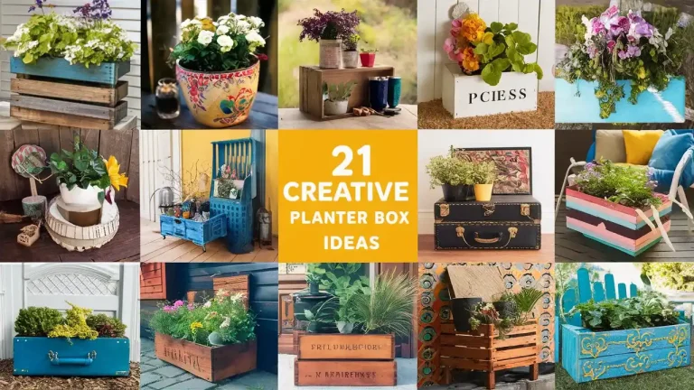 21 Ingenious DIY Planter Box Ideas You Need to Try