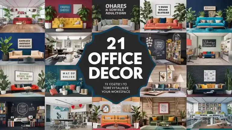 21 Office Decor Ideas to Transform Your Workplace