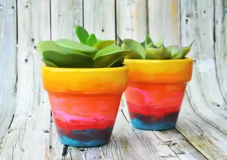 23+ Creative Painted Flowers Plant Pot Ideas That Will Transform Your Garden