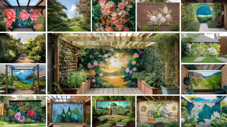 31 Captivating Garden Mural Ideas to Transform Your Outdoor Space