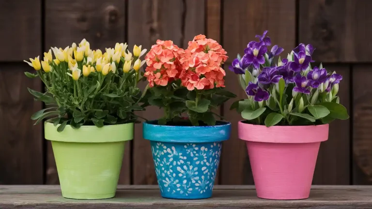 23+ Creative Painted Flowers Plant Pot Ideas That Will Transform Your Garden