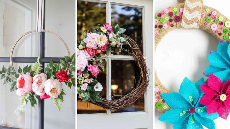 25 DIY Spring Wreath Ideas to Brighten Your Home