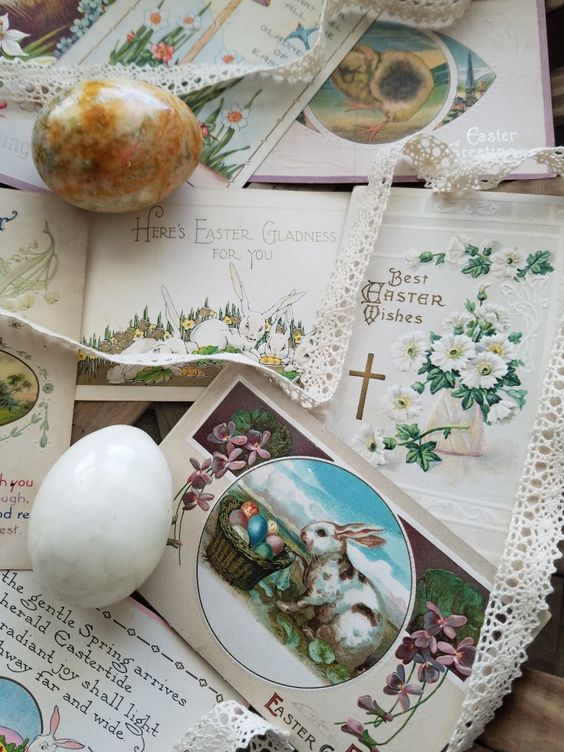 Follow The Yellow Brick Home - Easy Easter Vignettes Using Vintage Easter  Postcards – Follow The Yellow Brick Home