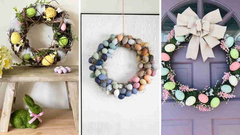 21 DIY Easter Egg Wreath Ideas to Brighten Your Spring Decor