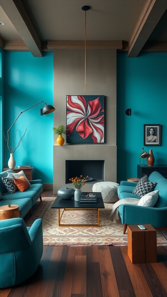 27 Beautiful Blue and Brown Living Room Ideas for Your Home