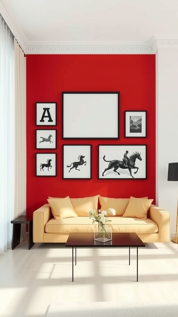 17 Stunning Red and Black Living Room Ideas for a Bold Makeover