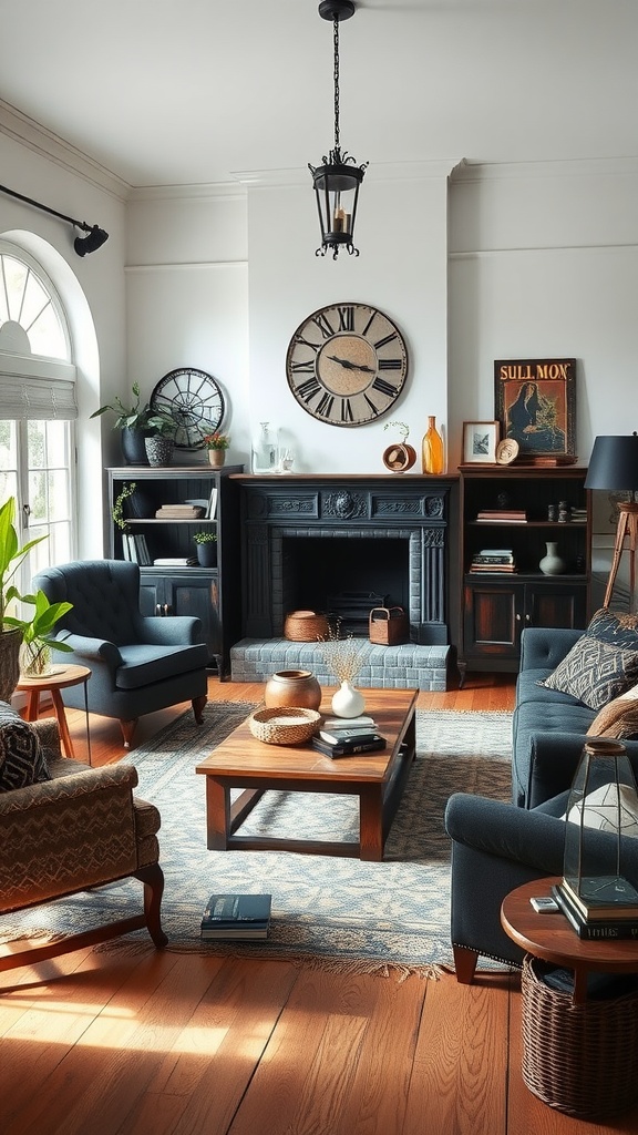 18 Stunning Black and Wood Living Room Ideas for a Chic Home