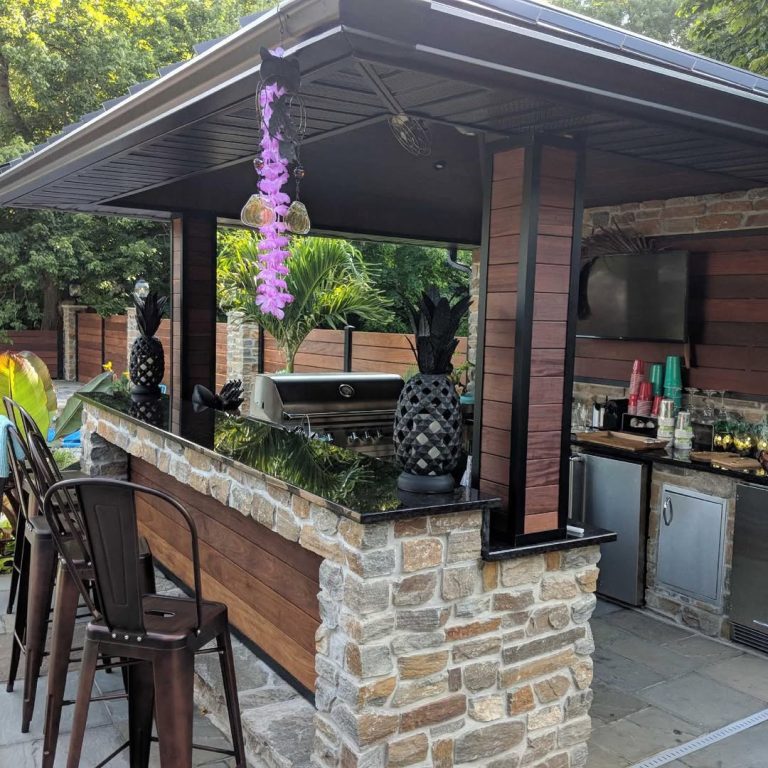 19 Covered Outdoor Kitchen Design Ideas