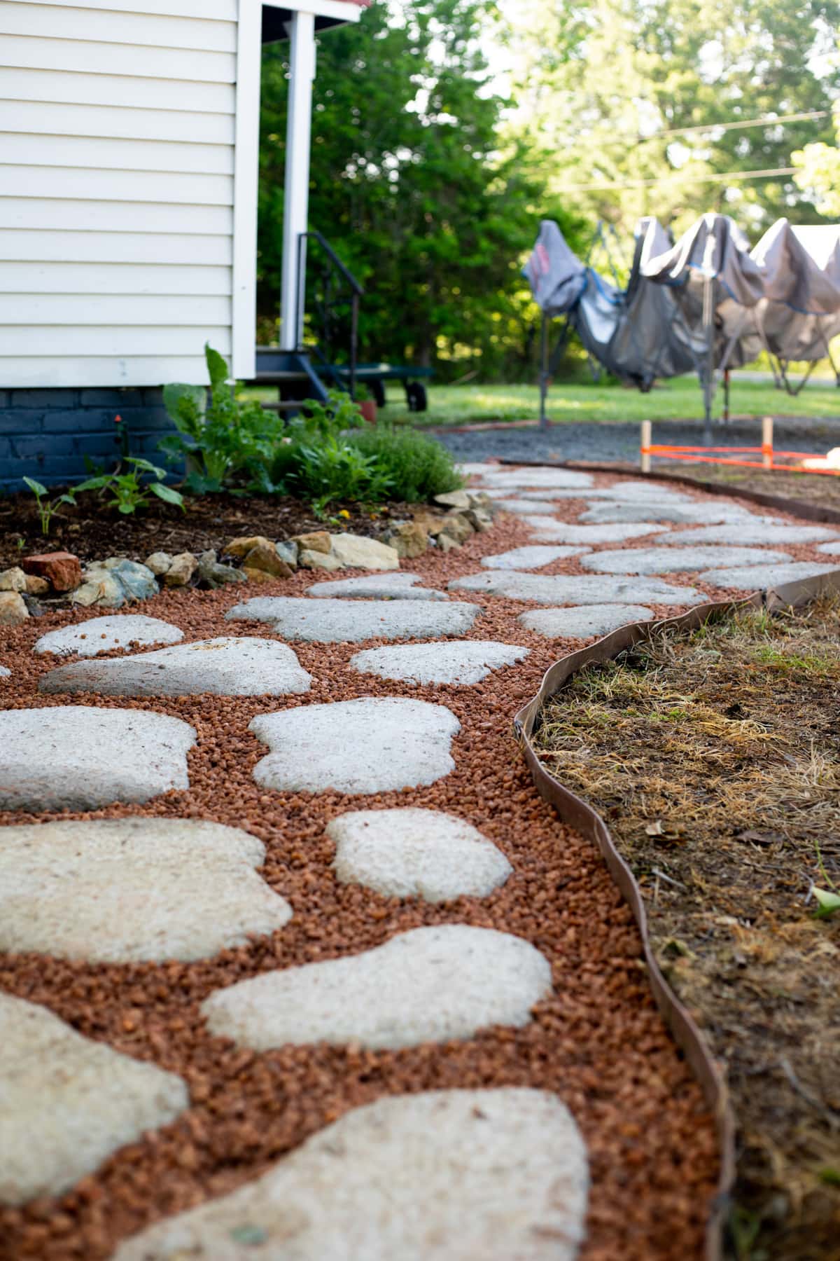 DIY concrete pavers