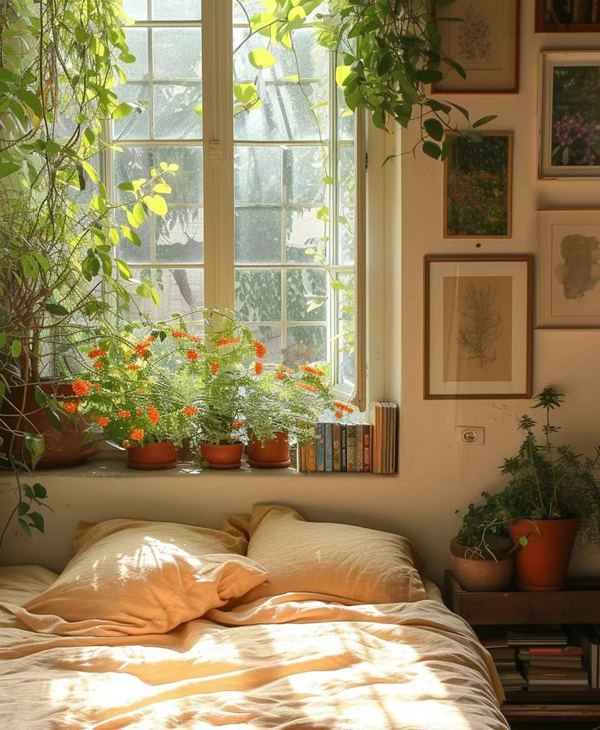 27+Garden Bedroom Aesthetic Ideas