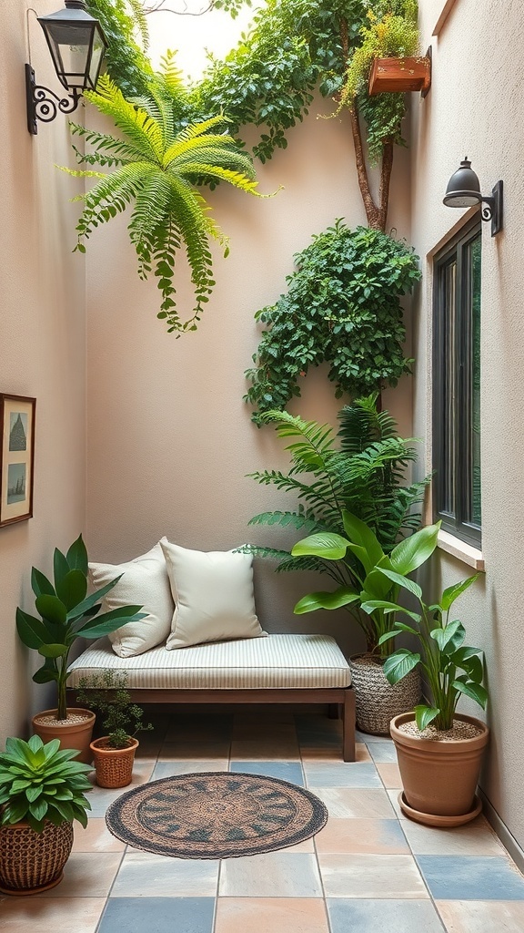 27+Charming Small Courtyard Ideas